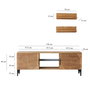 Hanah Home Mueble para TV Lidya - Roble